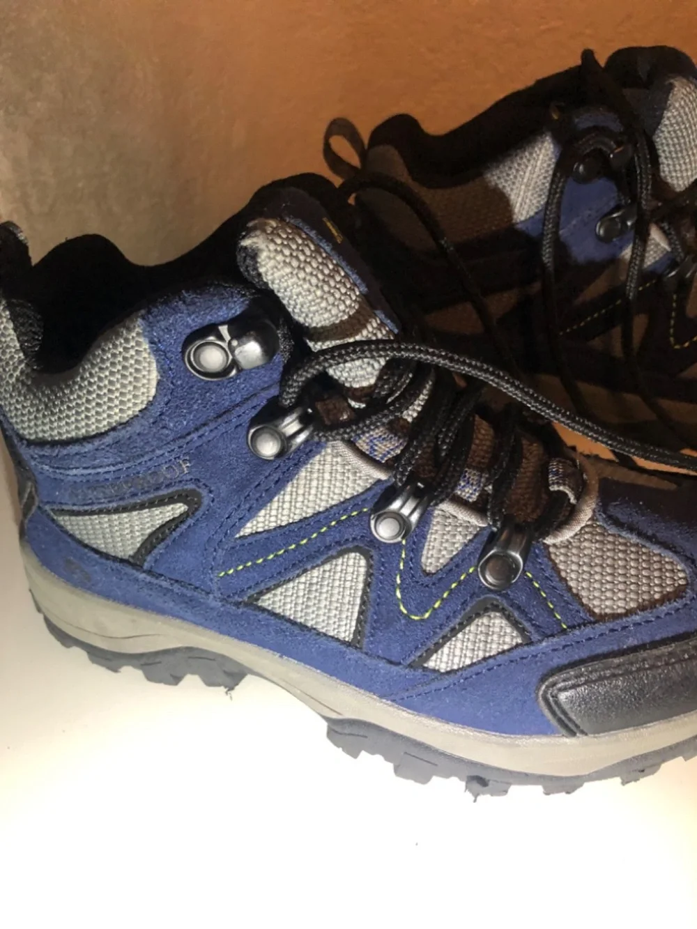 Northside Snohomish Waterproof Hiking Boots size 1 Blue Mountain Hikers